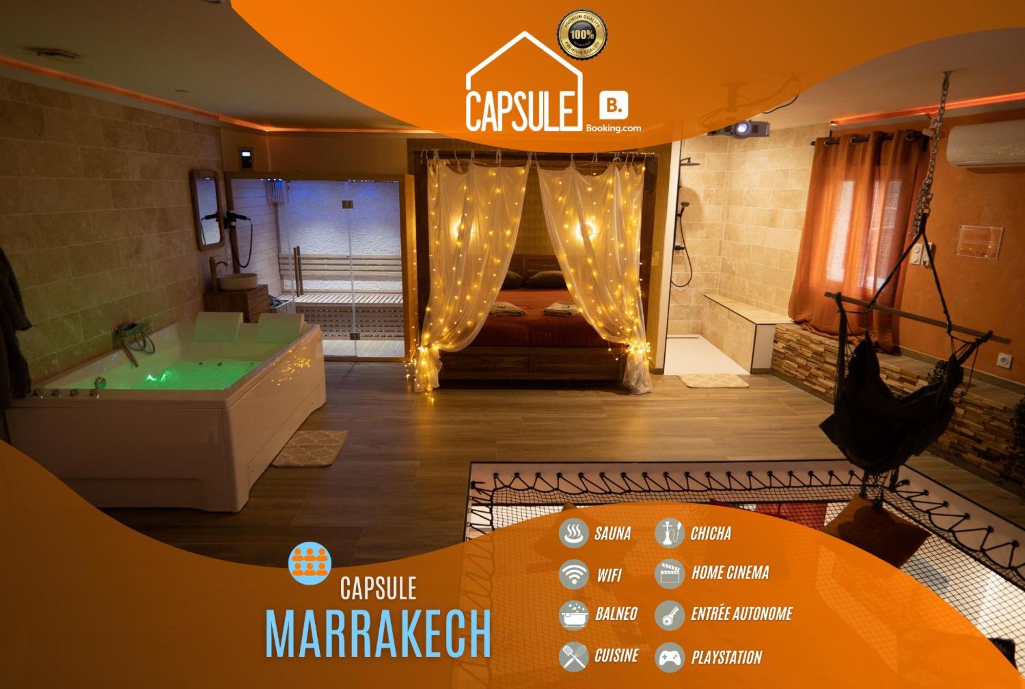 Capsule Marrakech I Chicha I Sauna I Balneo I Console Ps5 I Cinema Trith-Saint-Leger Kültér fotó